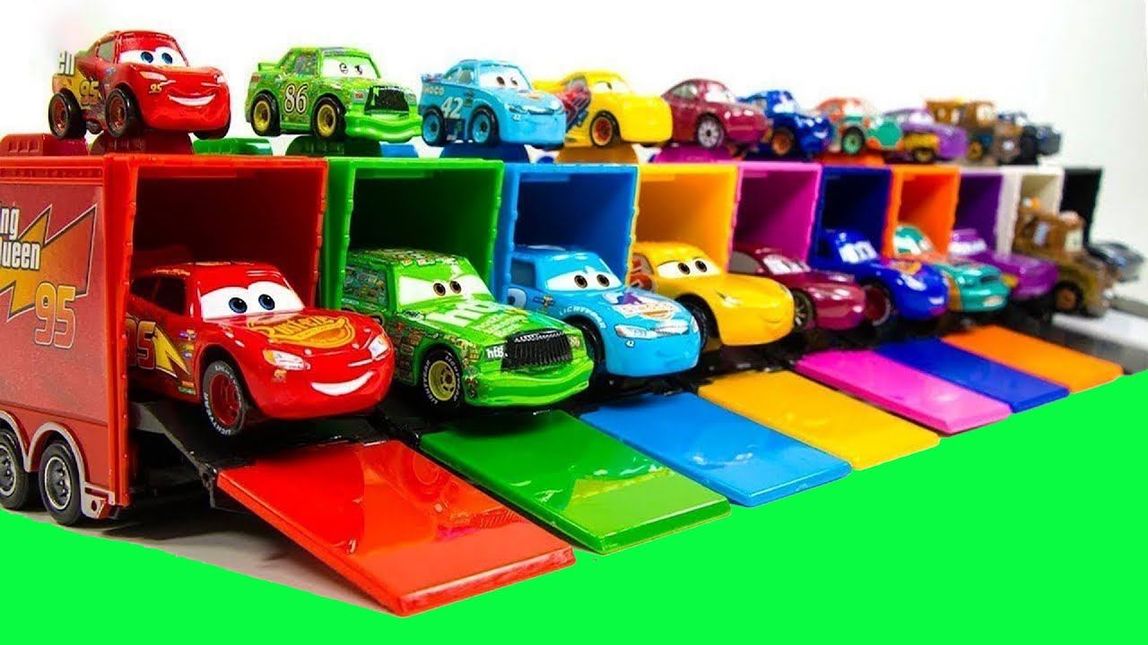 Looking For Disney Pixar Cars, Lightning McQueen, Mack, Sally Carrera, Tow Mater, Francesco смотреть онлайн