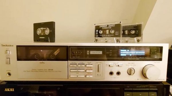 Technics RS-M226 test play & record