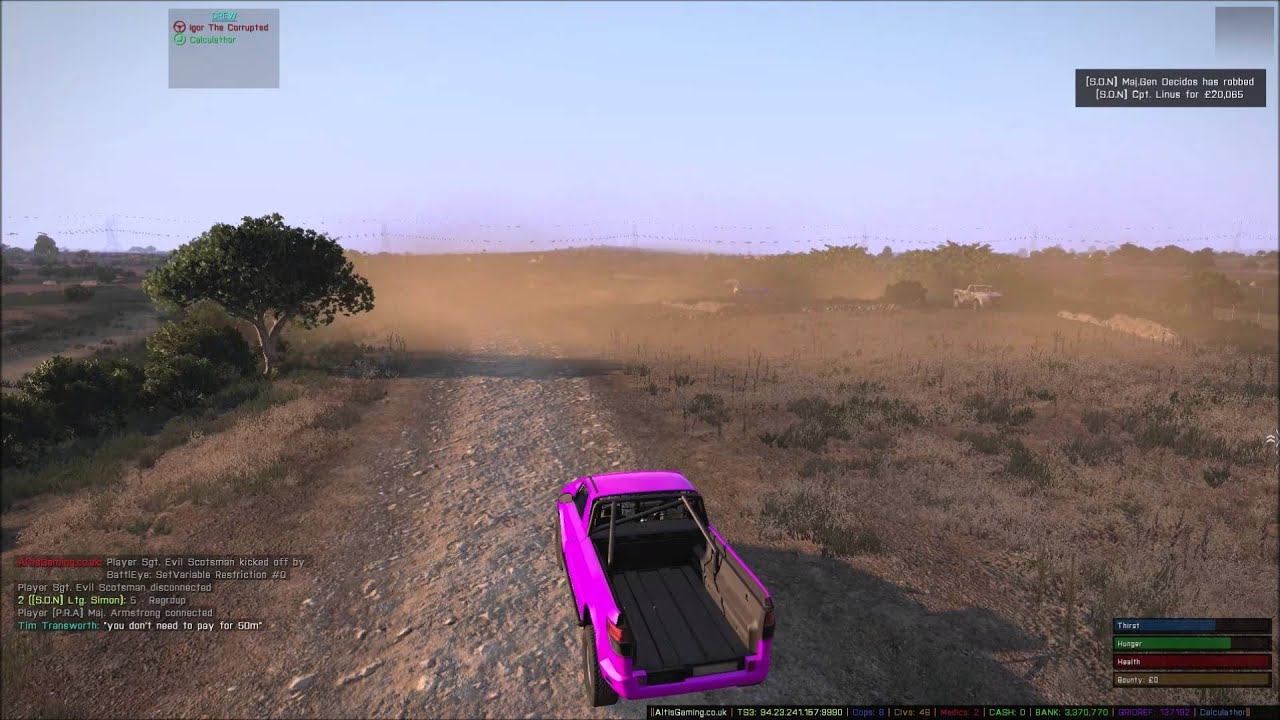 Amazing and realistic cop chase on ArmA III (Full of brutal action!) смотреть онлайн