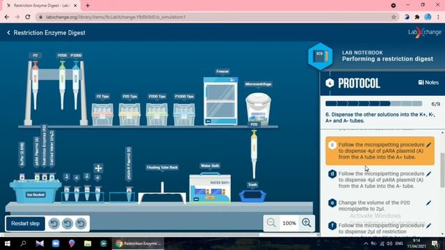 Simulation of Restriction Enzyme Digest | LabXchange | Rekayasa Genetika смотреть онлайн