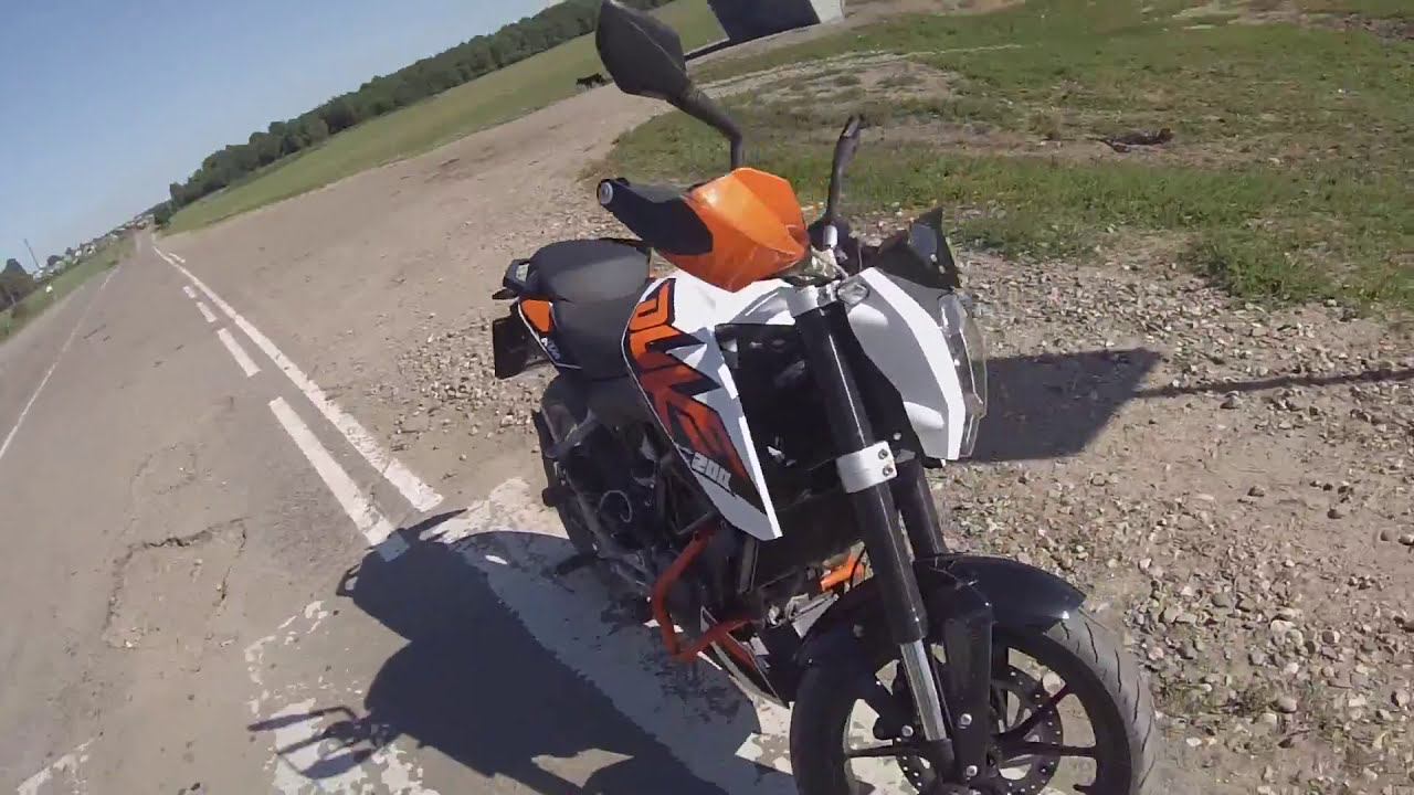 Обзор KTM Duke 200 смотреть онлайн