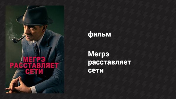 Мегрэ расставляет сети (фильм, 2016)