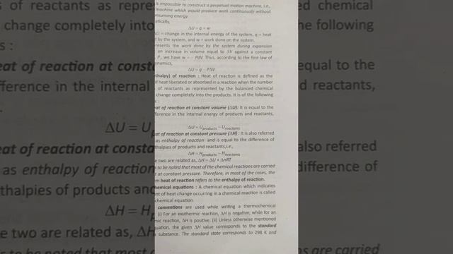 ENTHALPY CLASS 11 #enthalpy #relationbetween∆H&∆U смотреть онлайн