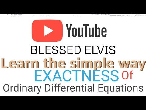 exact ode engineering mathematics смотреть онлайн