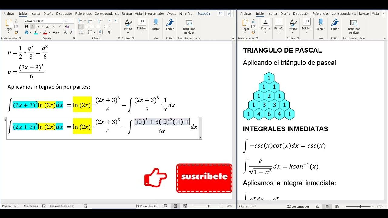 Método de integración por partes y ✍ comprobado GeoGebra смотреть онлайн