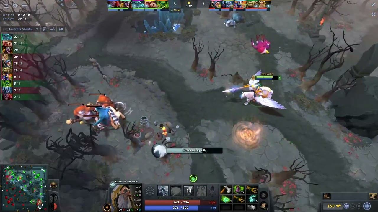 How to lane mid keeper of the light (lil pleb) vs winter wyvern - Dota 2 смотреть онлайн