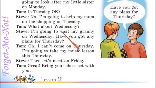 Несвіт 5 Тема 4 Let's Have a Rest Lesson 2 с. 76-77 ✔Відеоурок смотреть онлайн