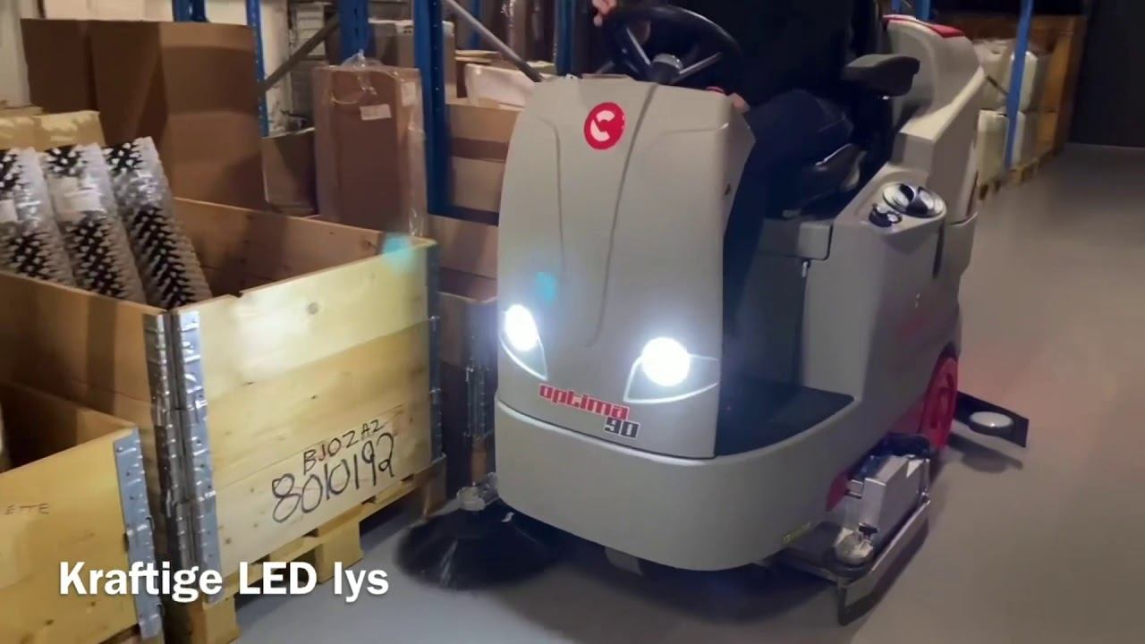 Comac Optima 90 S Gulvvask Og Feiemaskin