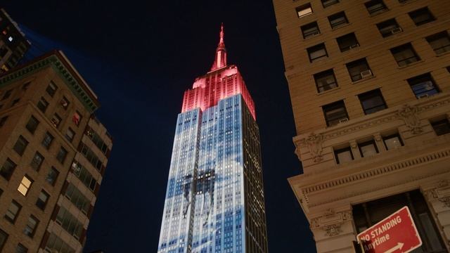 Star Wars dynamic lightshow at the Empire State Building смотреть онлайн