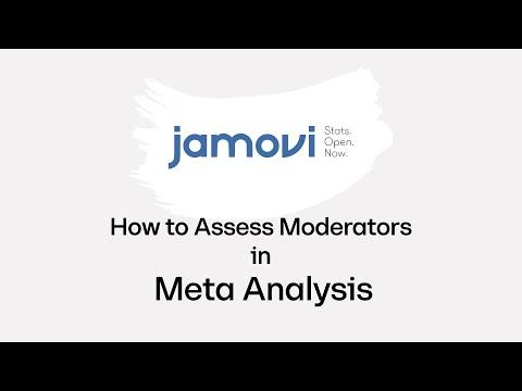 How to assess moderator in Meta analysis using Jamovi software смотреть онлайн