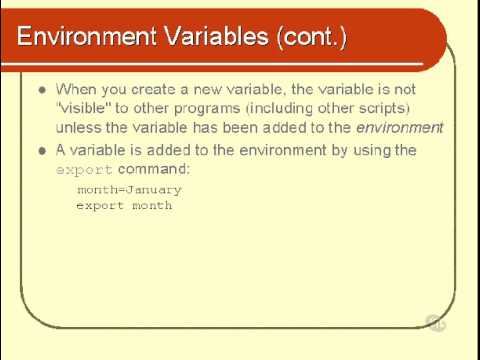 Unix Shell Scripting Programming Features Part 2 смотреть онлайн