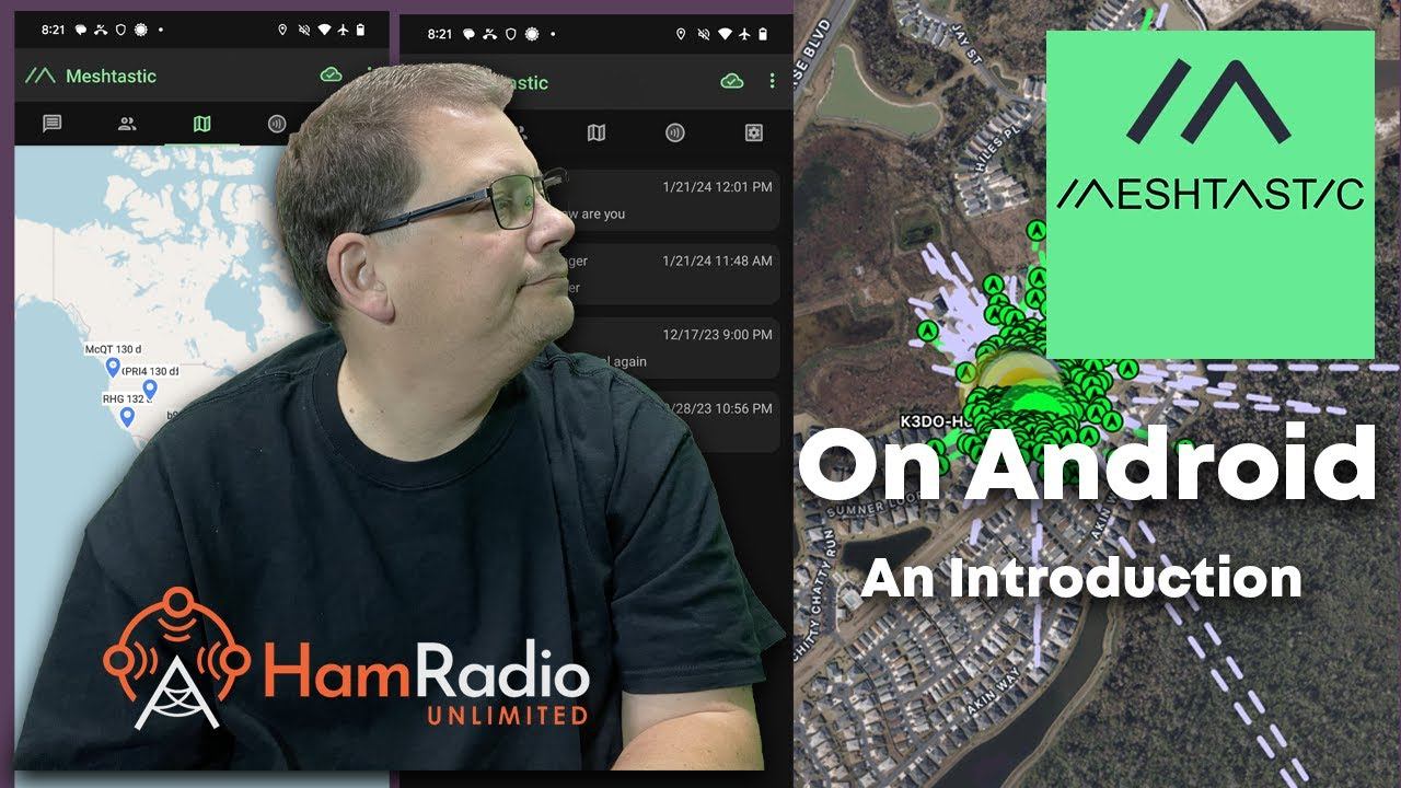 Meshtastic On Android Devices - Ham Radio Unlimited - S2E10