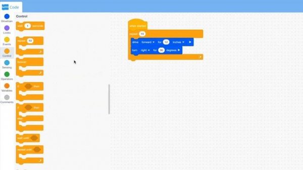 VEXcode IQ Blocks - "Using Loops" Tutorial