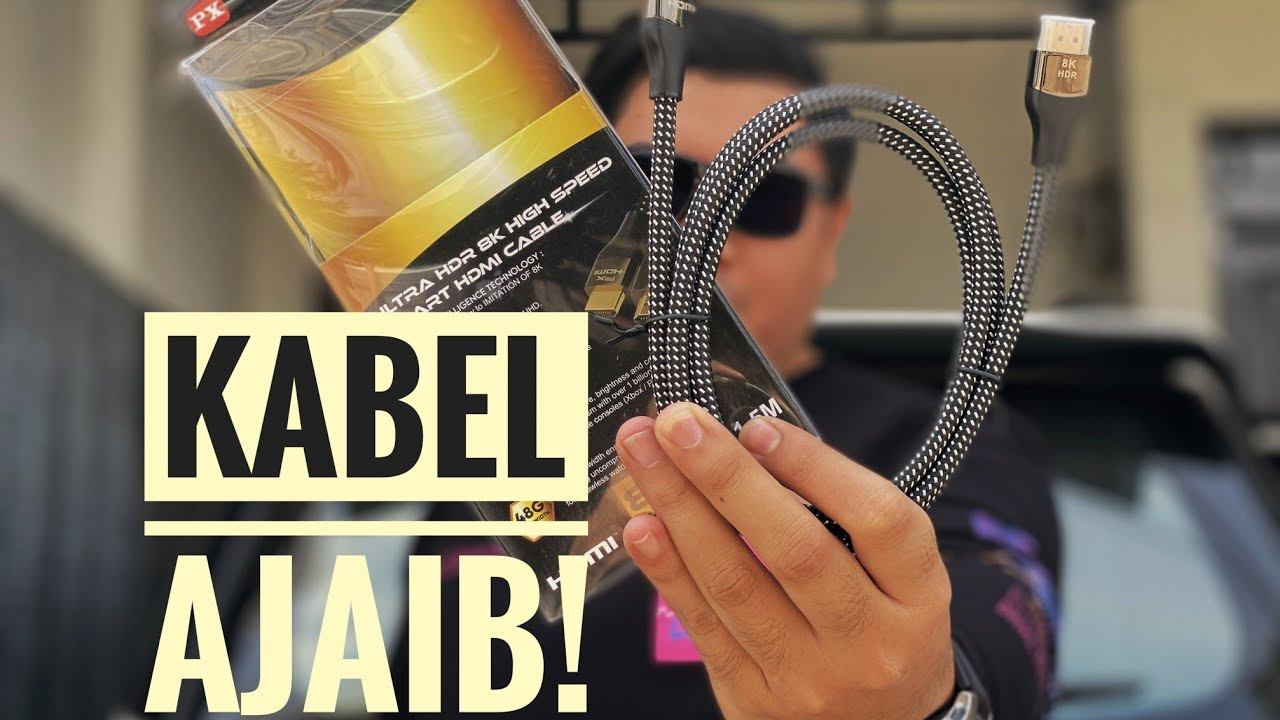 Review Kabel PX HDMI 8K Indonesia - 4K ke 8K ? pakai kabel ini! смотреть онлайн