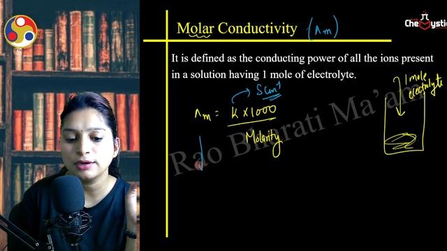Electrochemistry 6 | Conductance | Electrolytic Conductance | JEE | NEET | CUET | Rao Bharati Ma'am смотреть онлайн