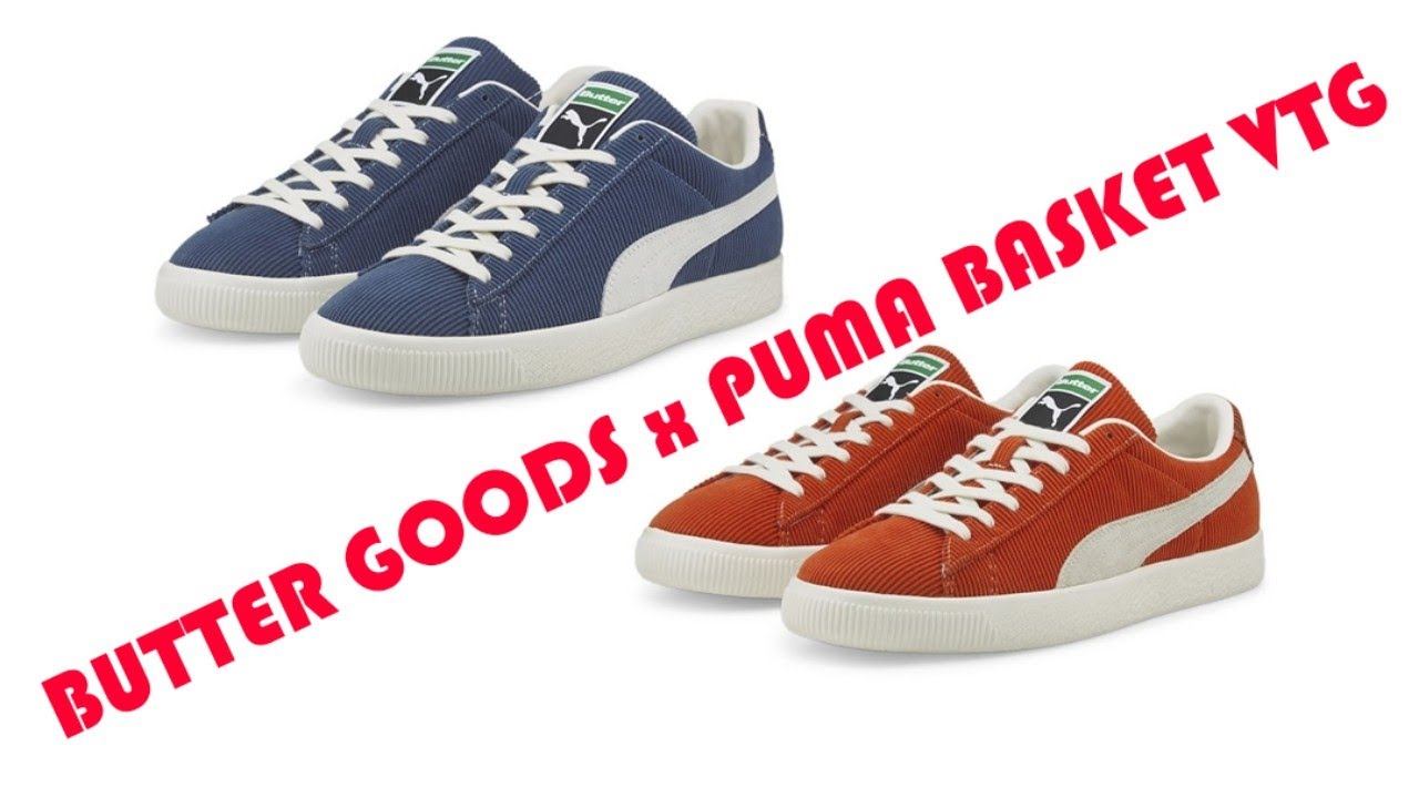 BUTTER GOODS x PUMA BASKET VTG “Dark Denim / Rooibos Tea” смотреть онлайн