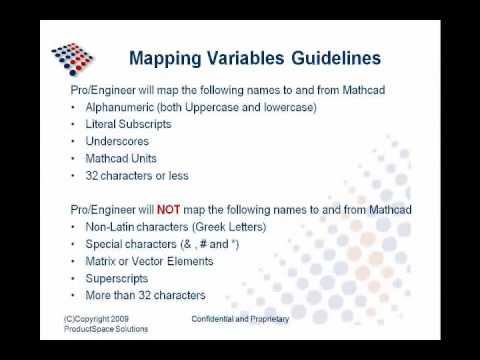Mathcad to ProE Integration Part 1 смотреть онлайн