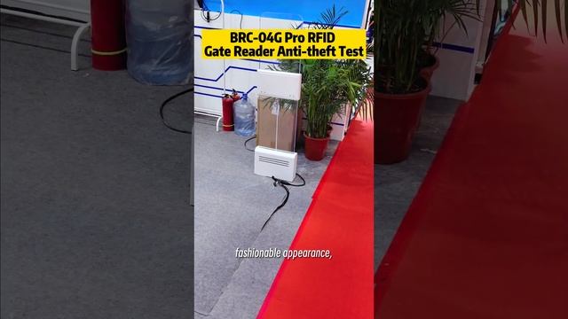 Broadradio anti theft gate reader UHF RFID for clothing store смотреть онлайн