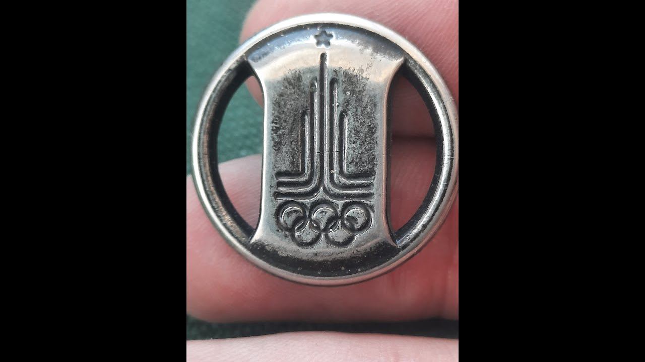 Олимпиада 80 пуговица с символом 22 Олимпийские игры в Москве 1980 года Обзор коллекции смотреть онлайн