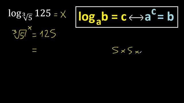 log ∛5 125 . Logaritmo con raiz cubica смотреть онлайн