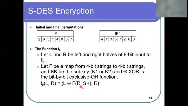 Simplified-DES and Its Example смотреть онлайн