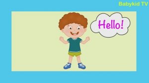 Parts of the Body vocabulary for kids / Body Parts flashcards