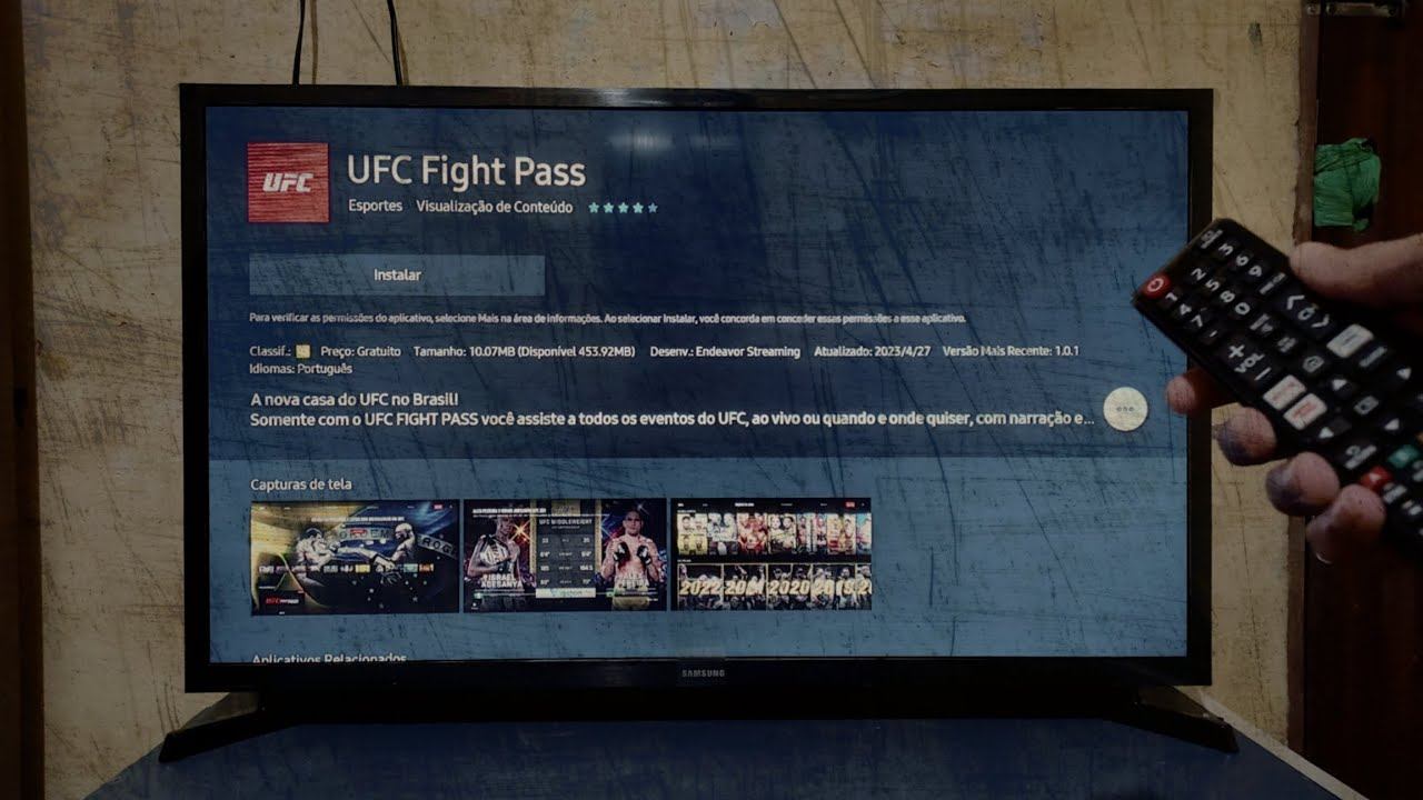 COMO INSTALAR UFC FIGHT PASS NA SMART TV SAMSUNG смотреть онлайн