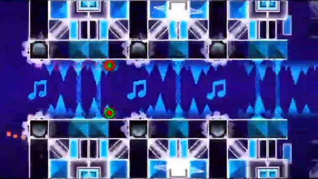 Geometry Dash- Windy Landscape LV1- Music matches the level finally! смотреть онлайн