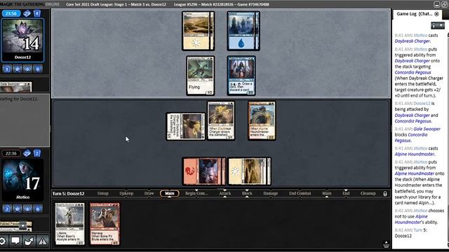 MTG Online Draft M21 #3 (parte2): Vs Lider de gimnasio смотреть онлайн