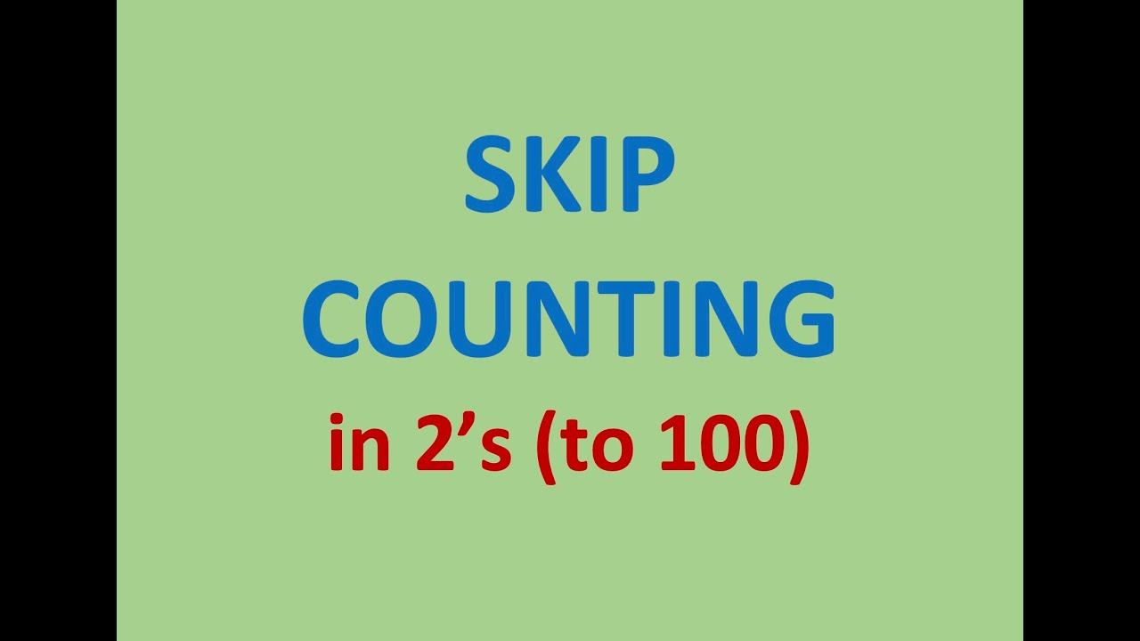 SKIP Counting (in 2's) - numbers up to 100 смотреть онлайн