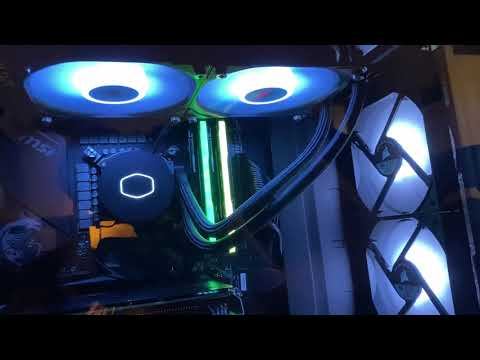 New Case!! Corsair 4000D Airflow. Vengeance PRO RGB fits! Better cooling! смотреть онлайн