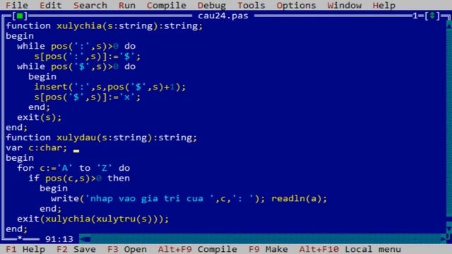 Câu 24 lập trình Pascal, C++, phân tích và hướng giải - Thầy Quách Văn Lượm смотреть онлайн