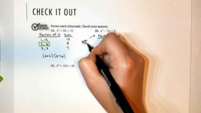Algebra Lesson 7.3 - Factoring x2+bx+c смотреть онлайн