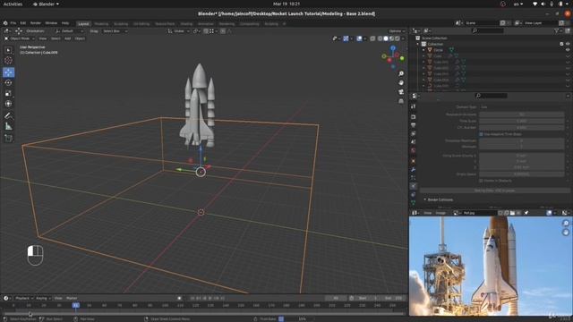 02-01 - Rocket Launch - Fire & Smoke Fluid Simulation смотреть онлайн