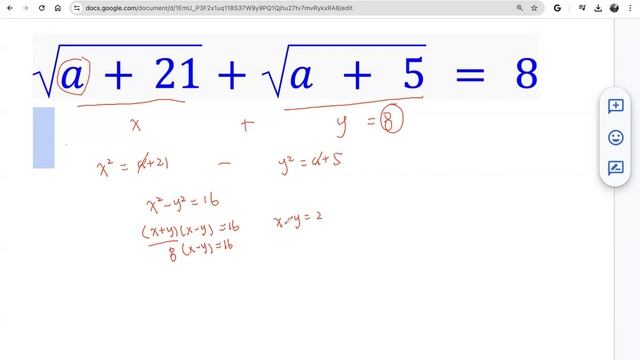 Sqrt Eq. #mathematics #math #maths смотреть онлайн