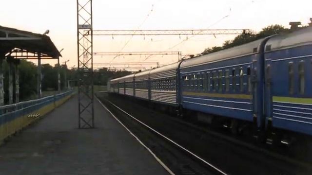 ЧС7-211 с поездом № 63 по пл. 175 км смотреть онлайн