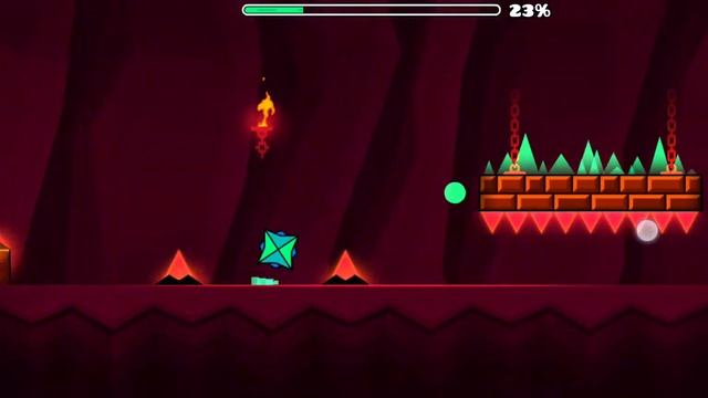Прохожу уровень в Geometry Dash Meltdown уровень VIKING ARENA смотреть онлайн