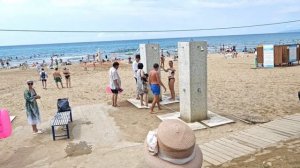 22 ⛱️ ПЛЯЖ ОРЛЁНОК  Самый лучший пляж за весь наш отдых #песок #волны #детскийлагерь #орлёнок