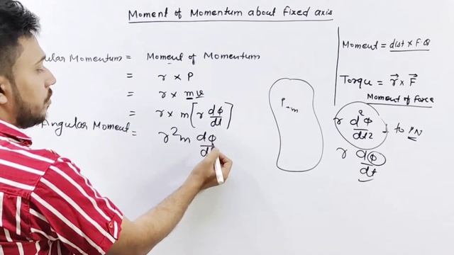 🔴 Dynamics of Rigid bodies | moment of momentum about fixed axis | kinetic energy of rotating body смотреть онлайн