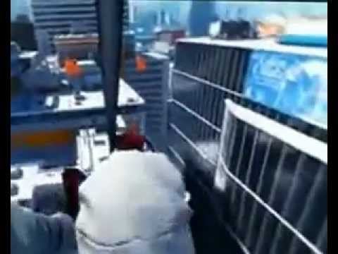 Паркур , Mirror's edge , спорт , гонка , бег ,прыжки ! смотреть онлайн