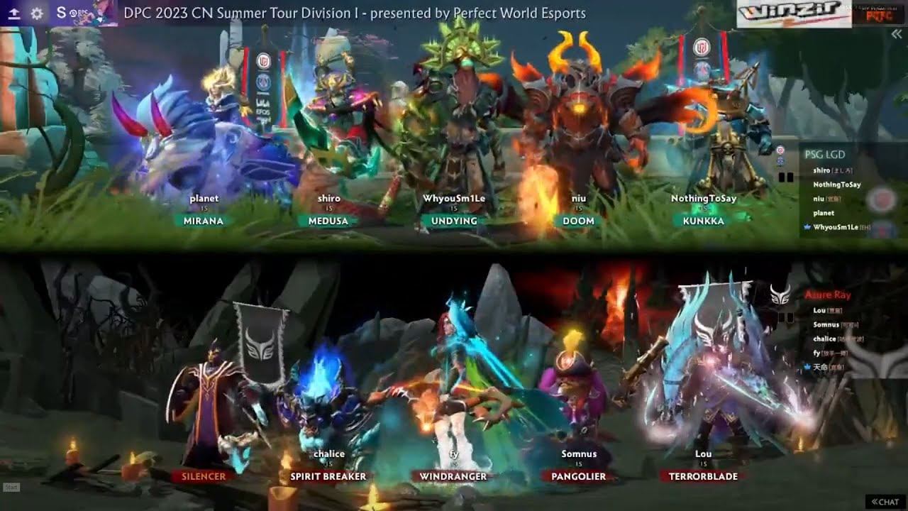 DPC CN 2023 Tour 3 | Division I | PSG LGD vs Azure Ray - Game 1 смотреть онлайн