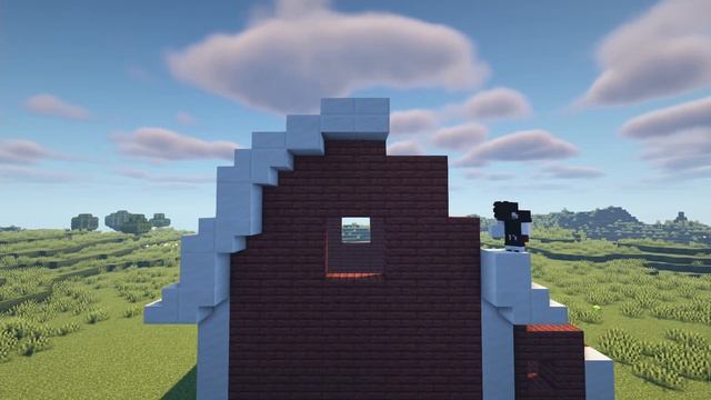 Minecraft | How to Build a Red Animal Barn | Build Tutorial смотреть онлайн
