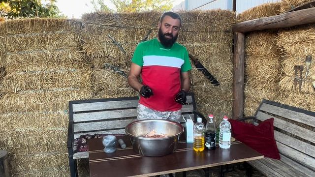 Плотно поужинали, СОМ КИНДЗМАРИ и ШАШЛЫК И САЗАНА / КАРПА на брикетах / РЕЦЕПТ