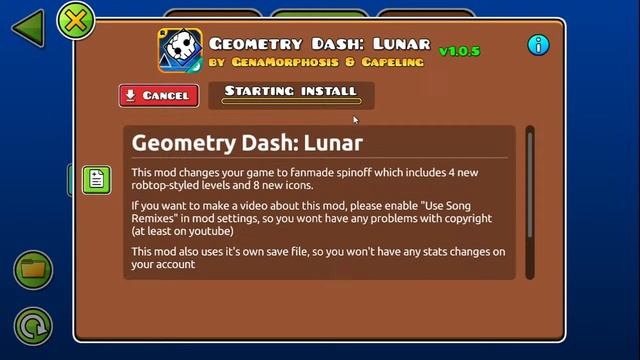 palying Geometry dash Lunar смотреть онлайн