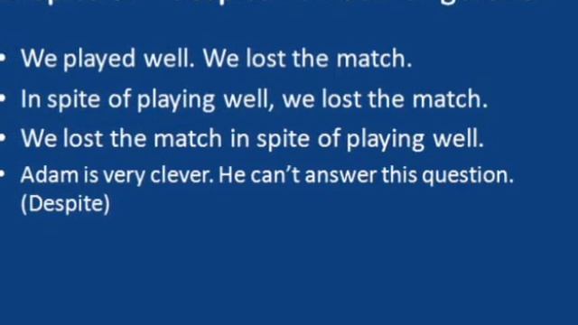 Clauses Of Concession