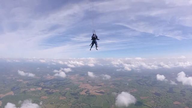 David Bradchel's Tandem Skydive at Skydive Tilstock Freefall Club, Whitchurch @charityskydive смотреть онлайн