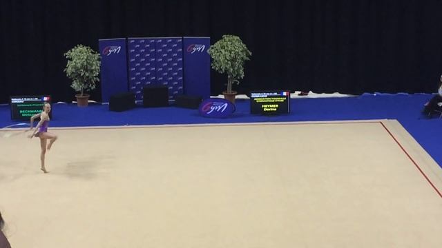 Mélisande Beckmann cerceau - Nat A 18 ans et + - France Chambéry 2017 смотреть онлайн