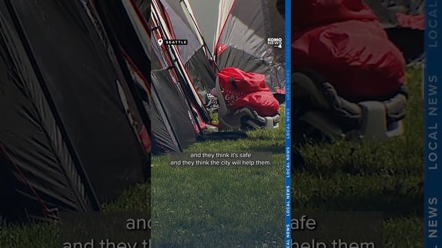 Hundreds of refugees set up encampment in Seattle park смотреть онлайн