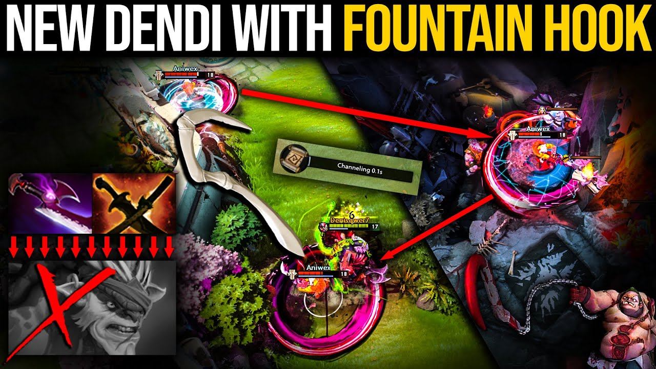 New Dendi with Fountain Hook | Silver Edge Situational Build Counter Bristleback | Pudge Official смотреть онлайн