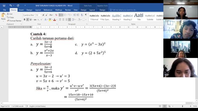 209. SMA GONZAGA - Pelajaran Matematika- Turunan Fungsi Aljabar - Kelas XI IPA 4. смотреть онлайн